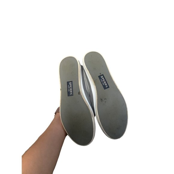 SPERRY Women's Soft Gray Suede Comfort Slip On Shoes-Size 8.5 - Picture 14 of 16